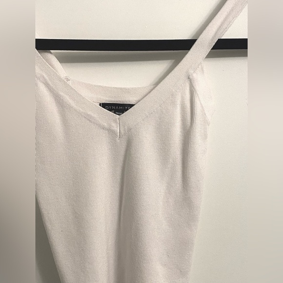 Dynamite XS cropped white tank top - Picture 2 of 3